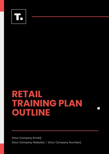 Free Retail Training Plan Outline Template to Edit Online
