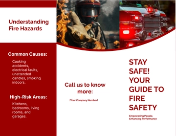 Free Fire Safety Brochure Template to Edit Online