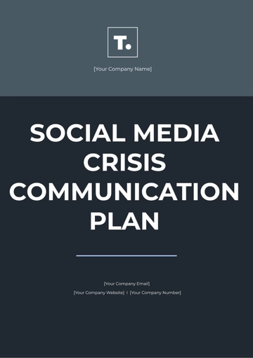 Free Social Media Crisis Communication Plan Template to Edit Online