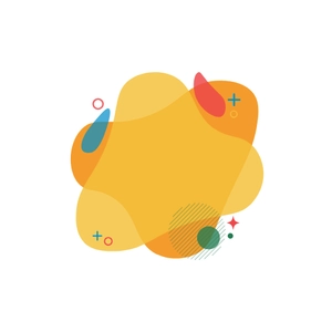 Free Colorful Blob Element Clipart to Edit Online
