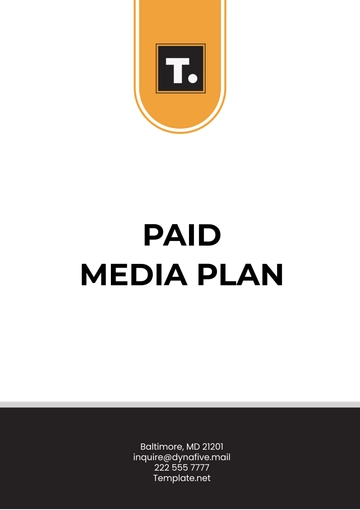 Free Paid Media Plan Template to Edit Online