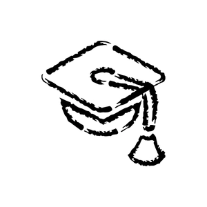 Free Graduation Brush Element Clipart to Edit Online