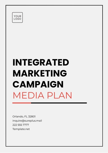 Free Integrated Marketing Campaign Media Plan Template to Edit Online