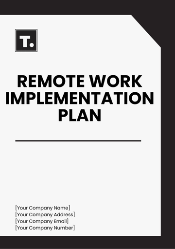 Free Remote Work Implementation Plan Template to Edit Online
