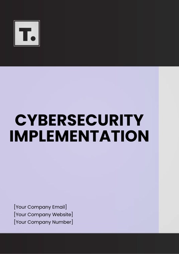 Free Cybersecurity Implementation Plan Template to Edit Online