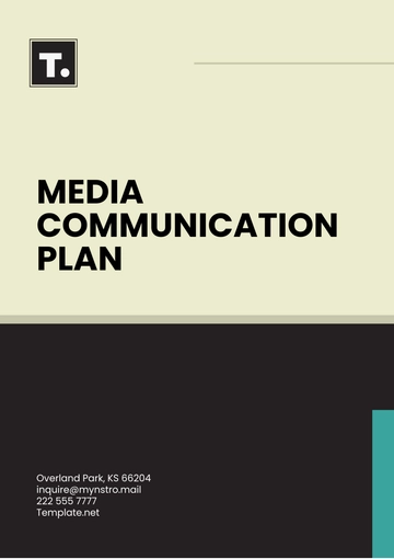 Free Media Communication Plan Template to Edit Online