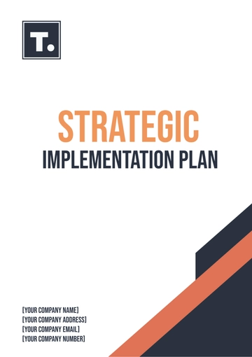 Free Strategic Implementation Plan Template to Edit Online