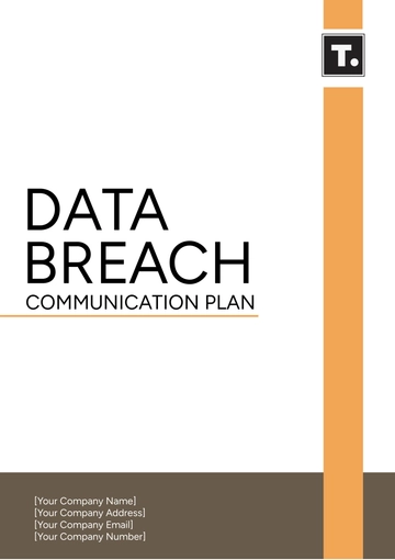 Free Data Breach Communication Plan Template to Edit Online
