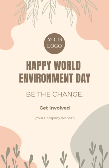Free Happy World Environment Day Poster Template to Edit Online