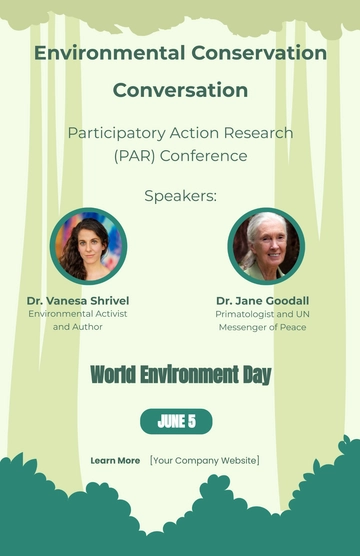 Free World Environment Day Par Poster Template to Edit Online