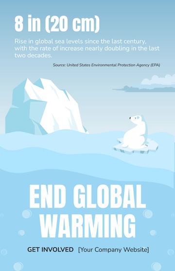 Free Global Warming Awareness Poster Template to Edit Online