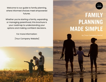 Free Family Planning Brochure Template to Edit Online