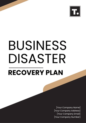 Free Business Disaster Recovery Plan Template to Edit Online