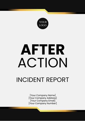 Free After Action Incident Report Template to Edit Online