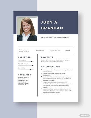 Facilities Operations Manager Resume