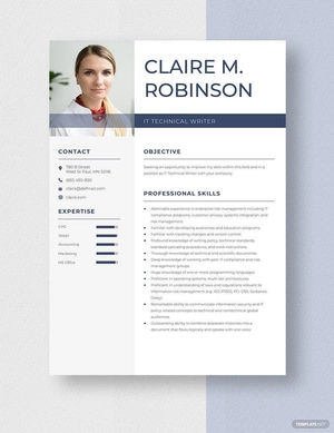 IT Technical Writer Resume