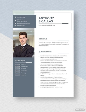 J2EE Project Manager Resume