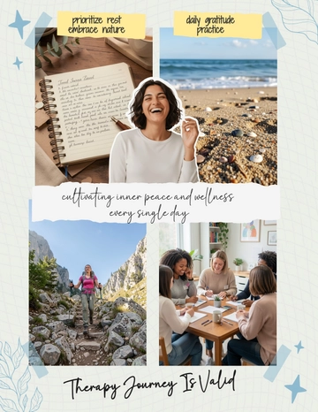 Free Mental Health Vision Board Template to Edit Online