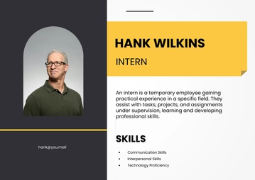 Free CV Creative Half Cover Page Template to Edit Online