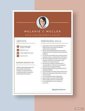 Medical Office Administrative Assistant Resume