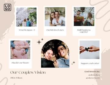Free Couples Vision Board Template to Edit Online