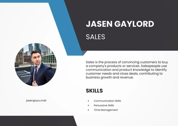 Free CV Professional Half Cover Page Template to Edit Online