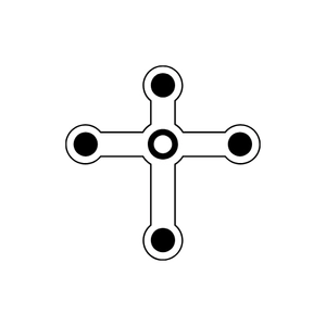 Free White Cross Element Clipart to Edit Online