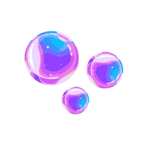 Free Colorful Bubble Element Clipart to Edit Online