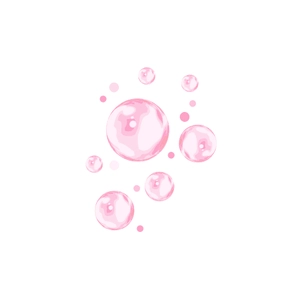 Free Bubble Pink Brush Element Clipart to Edit Online