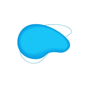 Free Blue Gradient Fluid Element Clipart to Edit Online