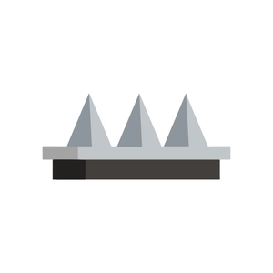 Free Matte 3D Spiky Element Clipart to Edit Online