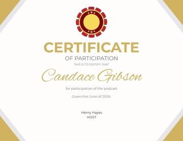 Free Modern Certificate Template to Edit Online