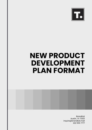 Free New Product Development Plan Format Template to Edit Online