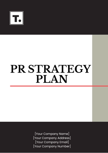 Free PR Strategy Plan Template to Edit Online