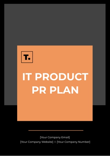 Free IT Product PR Plan Template to Edit Online