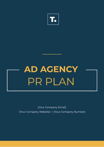 Free Ad Agency PR Plan Template to Edit Online
