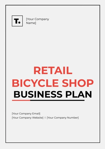Free Retail Bicycle Shop Business Plan Template to Edit Online