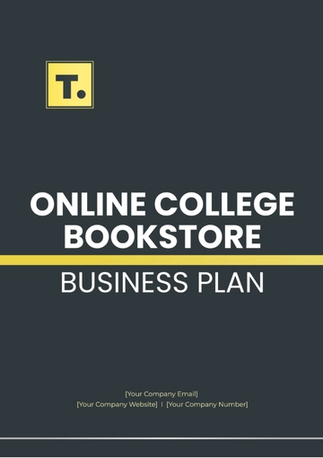 Free Online College Bookstore Business Plan Template to Edit Online