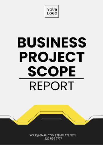 Free Business Project Scope Report Template to Edit Online