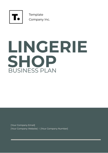 Free Lingerie Shop Business Plan Template to Edit Online