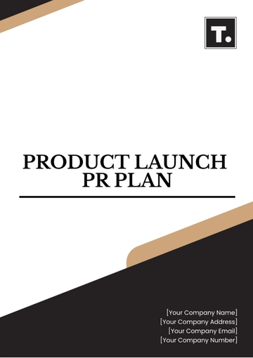 Free Product Launch PR Plan Template to Edit Online