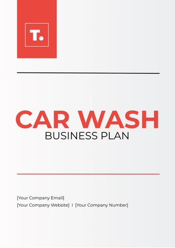 Free Car Wash Business Plan Template to Edit Online