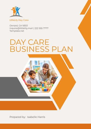 Free Day Care Business Plan Template to Edit Online