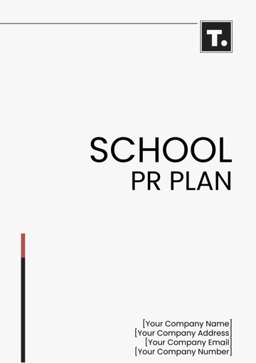 Free School PR Plan Template to Edit Online