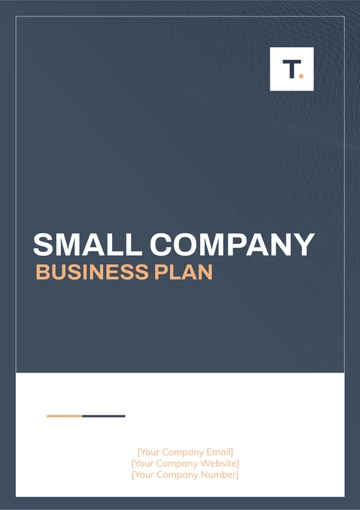 Free Small Company Business Plan Template to Edit Online