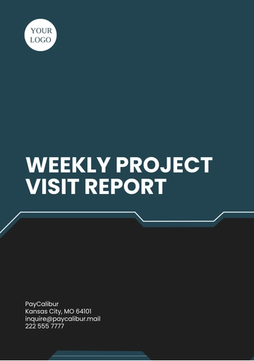 Free Weekly Project Visit Report Template to Edit Online