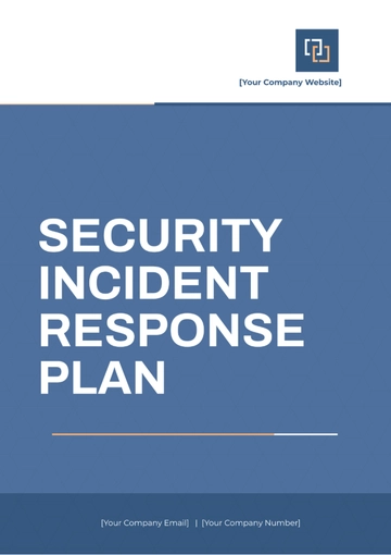 Free Security Incident Response Plan Template to Edit Online