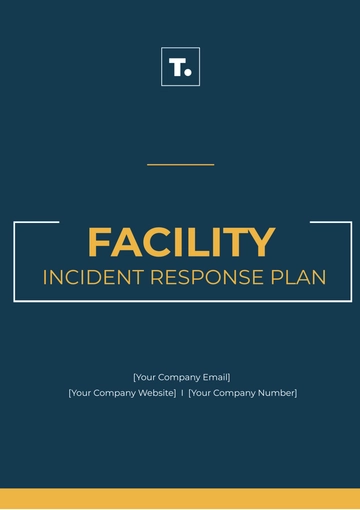 Free Facility Incident Response Plan Template to Edit Online