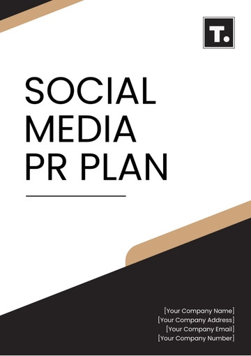 Free Social Media PR Plan Template to Edit Online