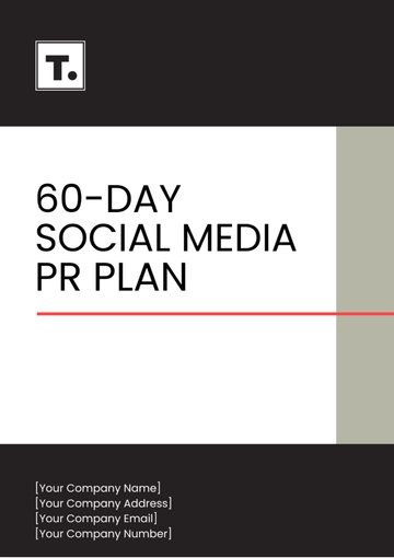 Free 60 Day Social Media PR Plan Template to Edit Online